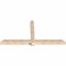 Ekena Millwork Eugene Smooth Timber Gable Bracket, Douglas Fir, 96"W x 48"H x 5 1/2"D x 5 1/2"F, 12/12 Pitch GBW096X48X0606EUG00SDF - alternate 4